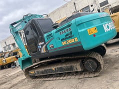 2024 Kobelco SK200D crawler excavator, rear three-quarter view 2024 Kobelco SK200D crawler excavator, rear three-quarter view