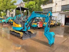 2022 Kubota U-20 mini excavator, three-quarter view 2022 Kubota U-20 mini excavator, three-quarter view