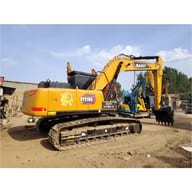 2020 Sany SY215C crawler excavator, rear three-quarter view 2020 Sany SY215C crawler excavator, rear three-quarter view