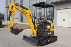 2026 Shantui SE17SR mini excavator, front three-quarter view 2026 Shantui SE17SR mini excavator, front three-quarter view