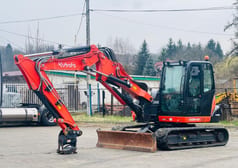 2020 Kubota KX080-4 Α2 crawler excavator, side view