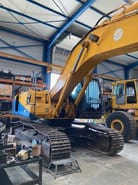 2008 Hitachi ZX350LCN-3 crawler excavator, side view