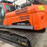 2020 Doosan DX300LC-9C crawler excavator side view 2020 Doosan DX300LC-9C crawler excavator side view