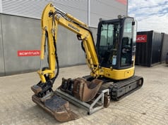 2020 Komatsu PC26MR-3 mini excavator, side view