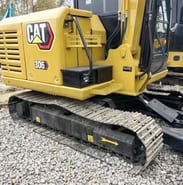 2024 Caterpillar 306 mini excavator side view