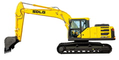 2025 SDLG E6215H crawler excavator, side profile view 2025 SDLG E6215H crawler excavator, side profile view