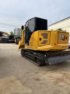 2021 Caterpillar 307.5 mini excavator, rear three-quarter view 2021 Caterpillar 307.5 mini excavator, rear three-quarter view