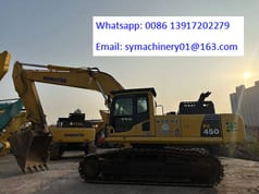 2019 Komatsu PC450-8 crawler excavator side view 2019 Komatsu PC450-8 crawler excavator side view