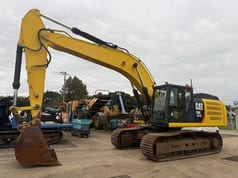 2014 Caterpillar 336E crawler excavator side view