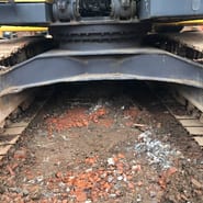 2023 Volvo EC210B crawler excavator undercarriage view