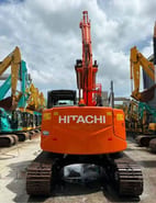 2025 Hitachi 135 crawler excavator, rear view