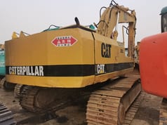 2016 Caterpillar E200B crawler excavator, rear three-quarter view