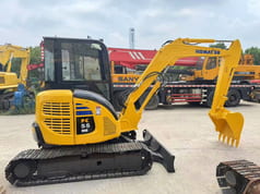 2018 Komatsu PC55MR mini excavator, side view 2018 Komatsu PC55MR mini excavator, side view