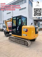2024 Caterpillar 306E2 mini excavator, rear three-quarter view