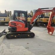 2022 Kubota KX165 mini excavator side view