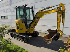 2017 Komatsu PC26MR-3 mini excavator, side view