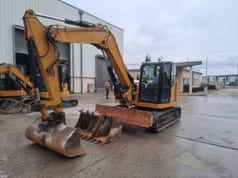 2020 Caterpillar 308-07CR crawler excavator, side view