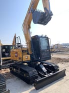 2023 Sany SY95C crawler excavator, front three-quarter view