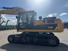 2010 Caterpillar 329D L crawler excavator side view