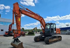 2012 Hitachi ZX180LC-3 crawler excavator, side view