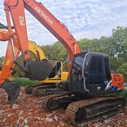 2021 Hitachi Zaxis 120 crawler excavator, side profile view 2021 Hitachi Zaxis 120 crawler excavator, side profile view