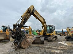 2008 Komatsu PC210LC-8 crawler excavator, front three-quarter view