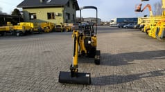 2018 Bobcat E08 AAEM mini excavator, front view