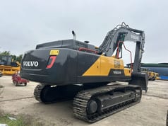 2024 Volvo EC480 crawler excavator, rear three-quarter view