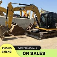 2022 Caterpillar 307E crawler excavator side view 2022 Caterpillar 307E crawler excavator side view