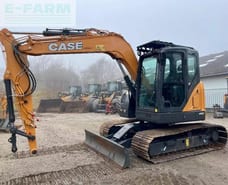 2023 CASE CX85D SR mini excavator, side profile view 2023 CASE CX85D SR mini excavator, side profile view