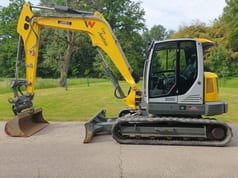 2023 Wacker Neuson ET90 mini excavator, side view