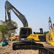 2023 Volvo EC210 crawler excavator side profile view 2023 Volvo EC210 crawler excavator side profile view