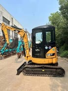 2020 Caterpillar 303 CR mini excavator, side profile view