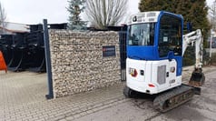 2022 Caterpillar 301.8 mini excavator, front three-quarter view