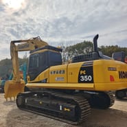2024 Komatsu PC350 crawler excavator, side view 2024 Komatsu PC350 crawler excavator, side view