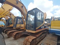 2024 Caterpillar 312B crawler excavator, front three-quarter view 2024 Caterpillar 312B crawler excavator, front three-quarter view