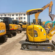 2023 Komatsu PC20 MR mini excavator, side view