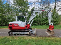 2022 Takeuchi TB290-2 mini excavator, side view