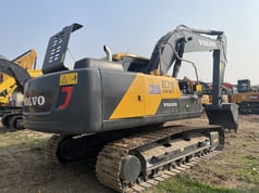 2023 Volvo EC210 crawler excavator rear three-quarter view