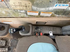 1999 Caterpillar 317BL crawler excavator interior cab view