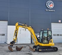 2020 Komatsu PC58MR-5E0 mini excavator, side view