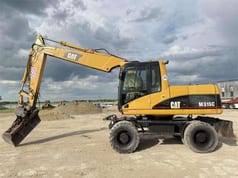 2006 Caterpillar M315C wheel excavator, side profile view