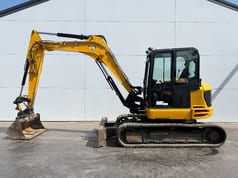 2019 JCB 86C-1 mini excavator, side view 2019 JCB 86C-1 mini excavator, side view