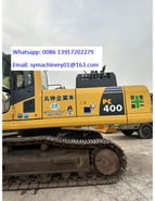 2019 Komatsu PC400-8 crawler excavator side view
