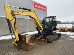 2017 Yanmar VIO80-1A mini excavator, side profile view 2017 Yanmar VIO80-1A mini excavator, side profile view