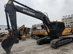 2024 Hyundai HX220HD crawler excavator, side profile view