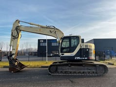 2014 Hyundai R235LCR-9A crawler excavator, side view