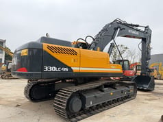 2024 Hyundai R330LC-9S crawler excavator, rear three-quarter view 2024 Hyundai R330LC-9S crawler excavator, rear three-quarter view