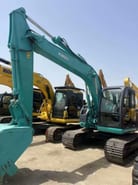 2021 Kobelco 135SR crawler excavator, side view