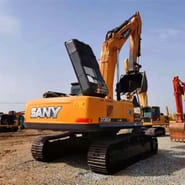 2022 Sany SY365H crawler excavator, rear three-quarter view